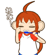 MONCHAN of a monkey sticker #11397797