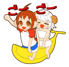 MONCHAN of a monkey sticker #11397798