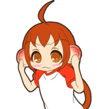 MONCHAN of a monkey sticker #11397799