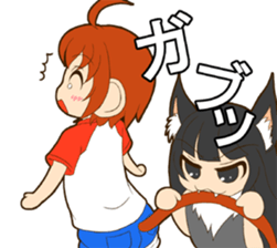 MONCHAN of a monkey sticker #11397800