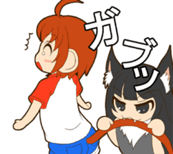 MONCHAN of a monkey sticker #11397800