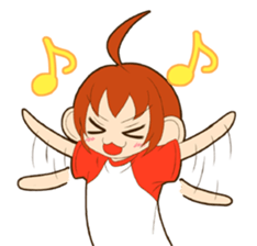 MONCHAN of a monkey sticker #11397802