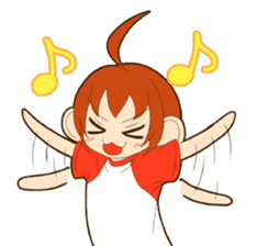 MONCHAN of a monkey sticker #11397802