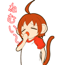 MONCHAN of a monkey sticker #11397804