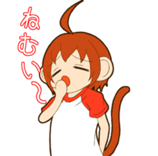 MONCHAN of a monkey sticker #11397804