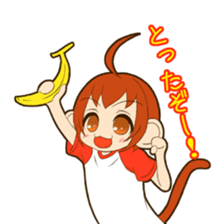 MONCHAN of a monkey sticker #11397808