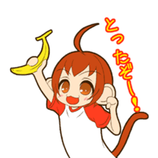 MONCHAN of a monkey sticker #11397808