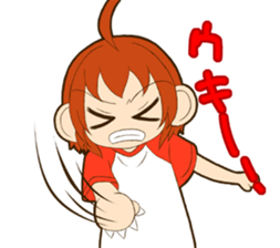 MONCHAN of a monkey sticker #11397810