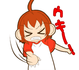 MONCHAN of a monkey sticker #11397810