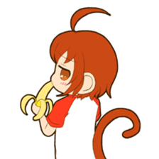 MONCHAN of a monkey sticker #11397811