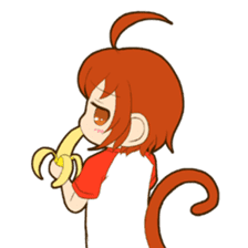 MONCHAN of a monkey sticker #11397811