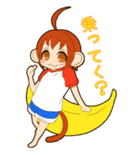 MONCHAN of a monkey sticker #11397812