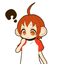MONCHAN of a monkey sticker #11397813