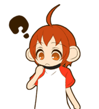 MONCHAN of a monkey sticker #11397813