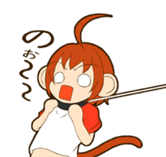 MONCHAN of a monkey sticker #11397814