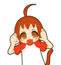 MONCHAN of a monkey sticker #11397815