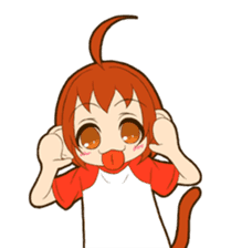 MONCHAN of a monkey sticker #11397815