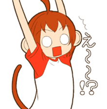 MONCHAN of a monkey sticker #11397816