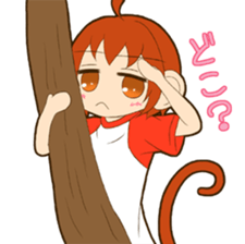 MONCHAN of a monkey sticker #11397822