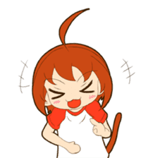 MONCHAN of a monkey sticker #11397823