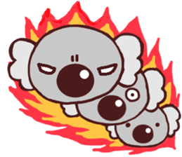 Cute cute koala 4 (summer version) sticker #11398065