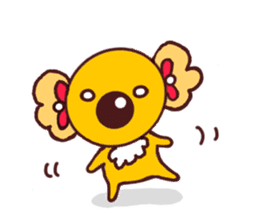 Cute cute koala 4 (summer version) sticker #11398067