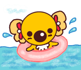 Cute cute koala 4 (summer version) sticker #11398073