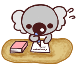 Cute cute koala 4 (summer version) sticker #11398084