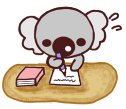 Cute cute koala 4 (summer version) sticker #11398084