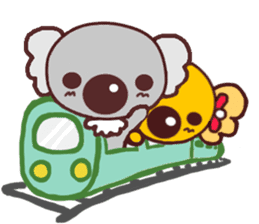 Cute cute koala 4 (summer version) sticker #11398094