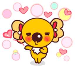Cute cute koala 4 (summer version) sticker #11398101