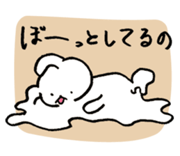 Monolithic rabbit sticker #11398224