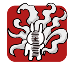 Monolithic rabbit sticker #11398254