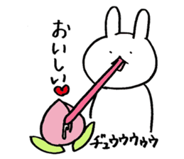 Monolithic rabbit sticker #11398259