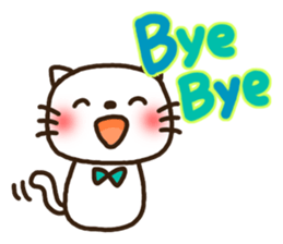 Greetings sticker of cat. Basic 2 sticker #11398591