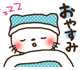 Greetings sticker of cat. Basic 2 sticker #11398593