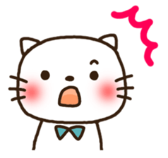 Greetings sticker of cat. Basic 2 sticker #11398599