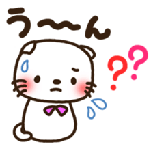 Greetings sticker of cat. Basic 2 sticker #11398600