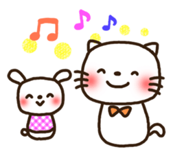 Greetings sticker of cat. Basic 2 sticker #11398605