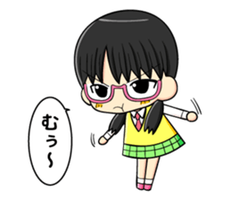 glasses and daily life sticker #11398650
