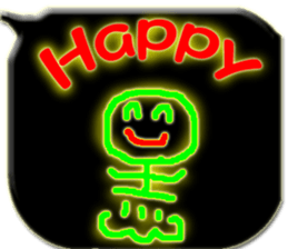 Clear stick man4 sticker #11399158