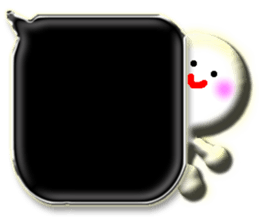 Clear stick man4 sticker #11399174