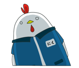 Chicken of the convenience store clerk. sticker #11399401