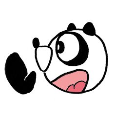 Urban legend character LuckyPanda