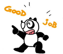 Urban legend character LuckyPanda sticker #11399660