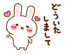 Rabbit Strawberry Honorific sticker #11399675