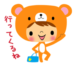 Happy Bear Sticker sticker #11399792