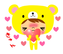 Happy Bear Sticker sticker #11399797