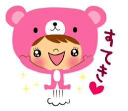 Happy Bear Sticker sticker #11399800