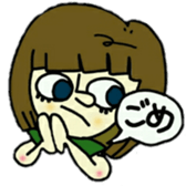 Pro-shortening girls sticker #11400000